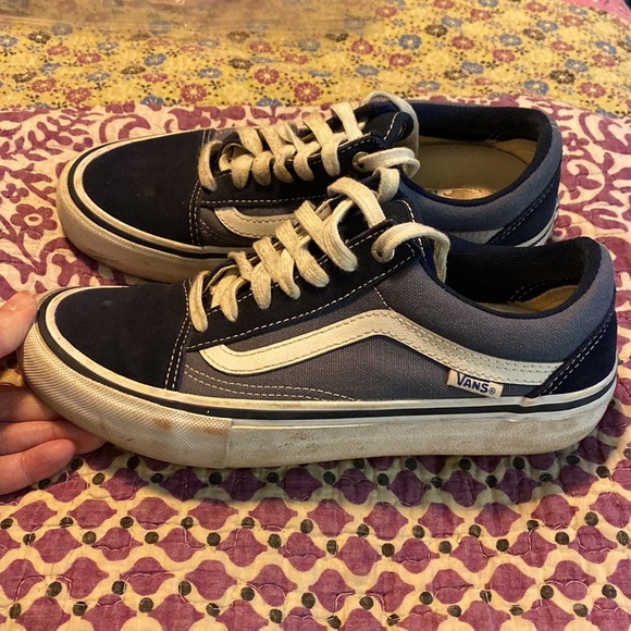 Vans two tone blue with white accents size 6 - Picture 2 of 6